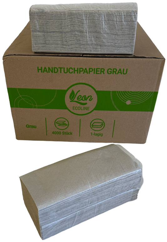 Leon Ecoline – Umweltfreundliches graues Handtuchpapier